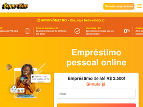 'supersim.com.br' screenshot