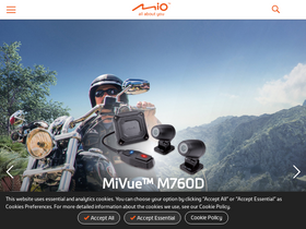 'mio.com' screenshot