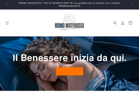 romamaterassi.com homepage screenshot