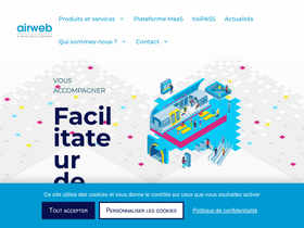 'airweb.fr' screenshot