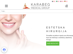 'karabeg.com' screenshot