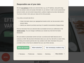 'dyrenesbeskyttelse.dk' screenshot
