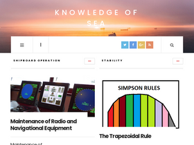 'knowledgeofsea.com' screenshot