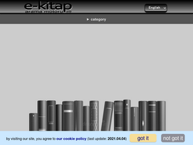 'e-kitap.site' screenshot