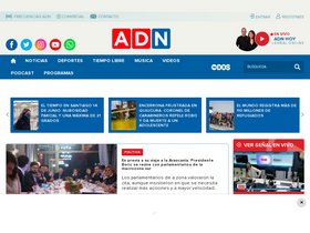 'envivo.adnradio.cl' screenshot