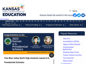 'ksde.org' screenshot