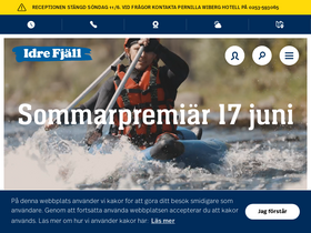 'idrefjall.se' screenshot