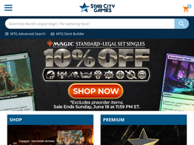 'starcitygames.com' screenshot