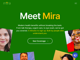 'talktomira.com' screenshot