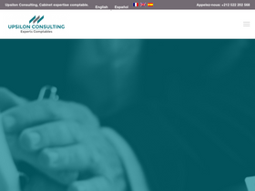 'upsilon-consulting.com' screenshot
