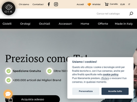 'oiritaly.it' screenshot