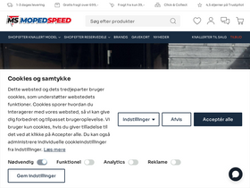 'mopedspeed.dk' screenshot