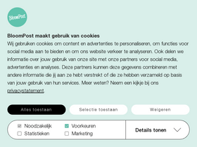 'bloompost.nl' screenshot
