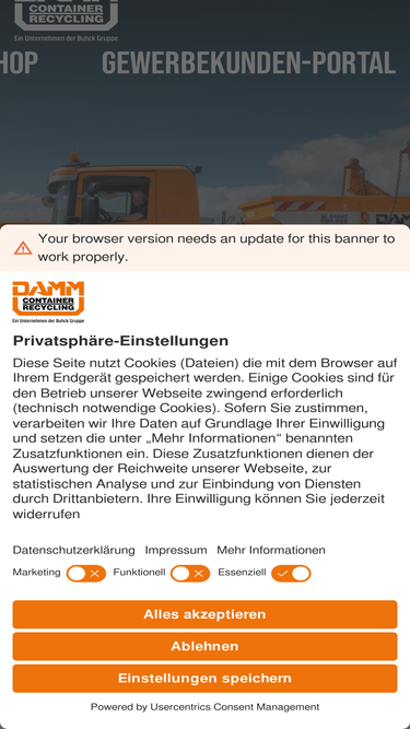 dammcontainer.de