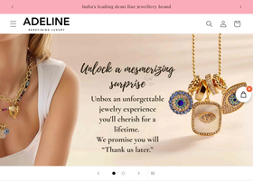 adeline.in homepage screenshot
