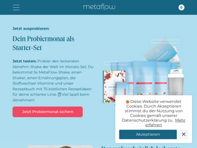 Metaflow homepage screenshot