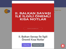 'kpsssorucevapba.com' screenshot