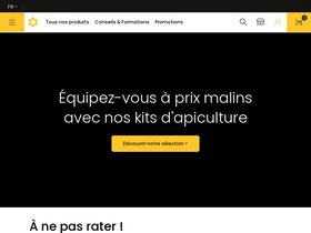 'icko-apiculture.com' screenshot