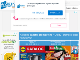 'gazetkapromocyjna.com.pl' screenshot