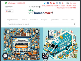 'homeomart.com' screenshot