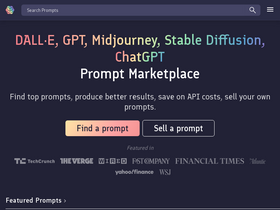 'promptbase.com' screenshot