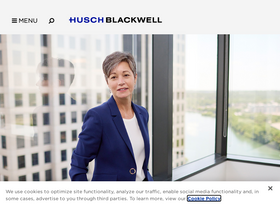 'huschblackwell.com' screenshot