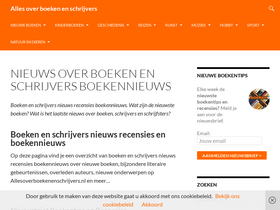 'allesoverboekenenschrijvers.nl' screenshot