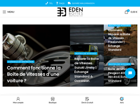 'eden-boites.com' screenshot