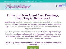 'angelmessenger.net' screenshot