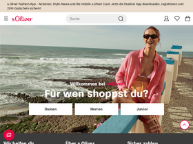 'soliver.de' screenshot