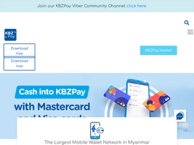 'kbzpay.com' screenshot