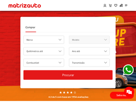 'matrizauto.pt' screenshot