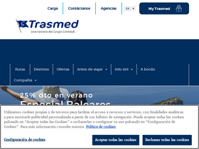 'trasmed.com' screenshot