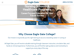 'eaglegatecollege.edu' screenshot