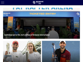 'brisbaneinternational.com.au' screenshot