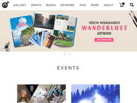 'gallerynucleus.com' screenshot