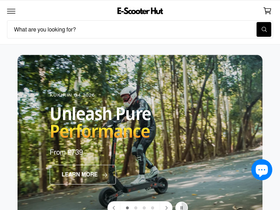 escooterhut.com homepage screenshot