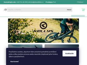 'skiandbike.cz' screenshot