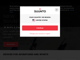 'suunto.com' screenshot