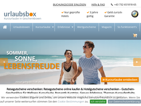 'urlaubsbox.com' screenshot
