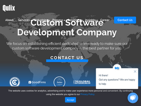 'qulix.com' screenshot