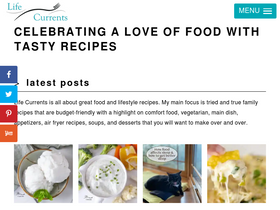 'lifecurrentsblog.com' screenshot