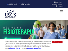 'posuscs.com.br' screenshot