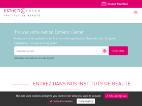 'esthetic-center.com' screenshot