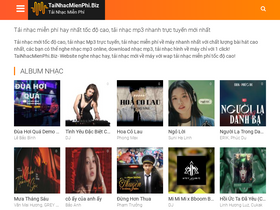 'tainhacmienphi.biz' screenshot