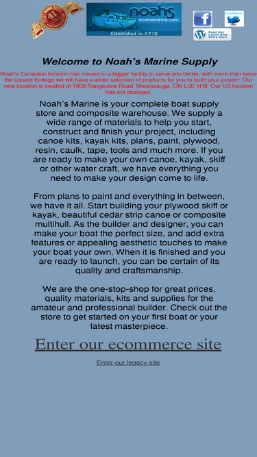 noahsmarine.com