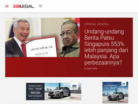'asklegal.my' screenshot