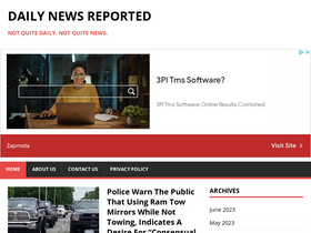 'dailynewsreported.com' screenshot