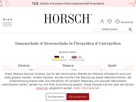 'horsch-shop.de' screenshot