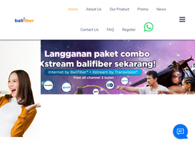 'balifiber.id' screenshot
